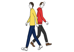 pass byのイラスト